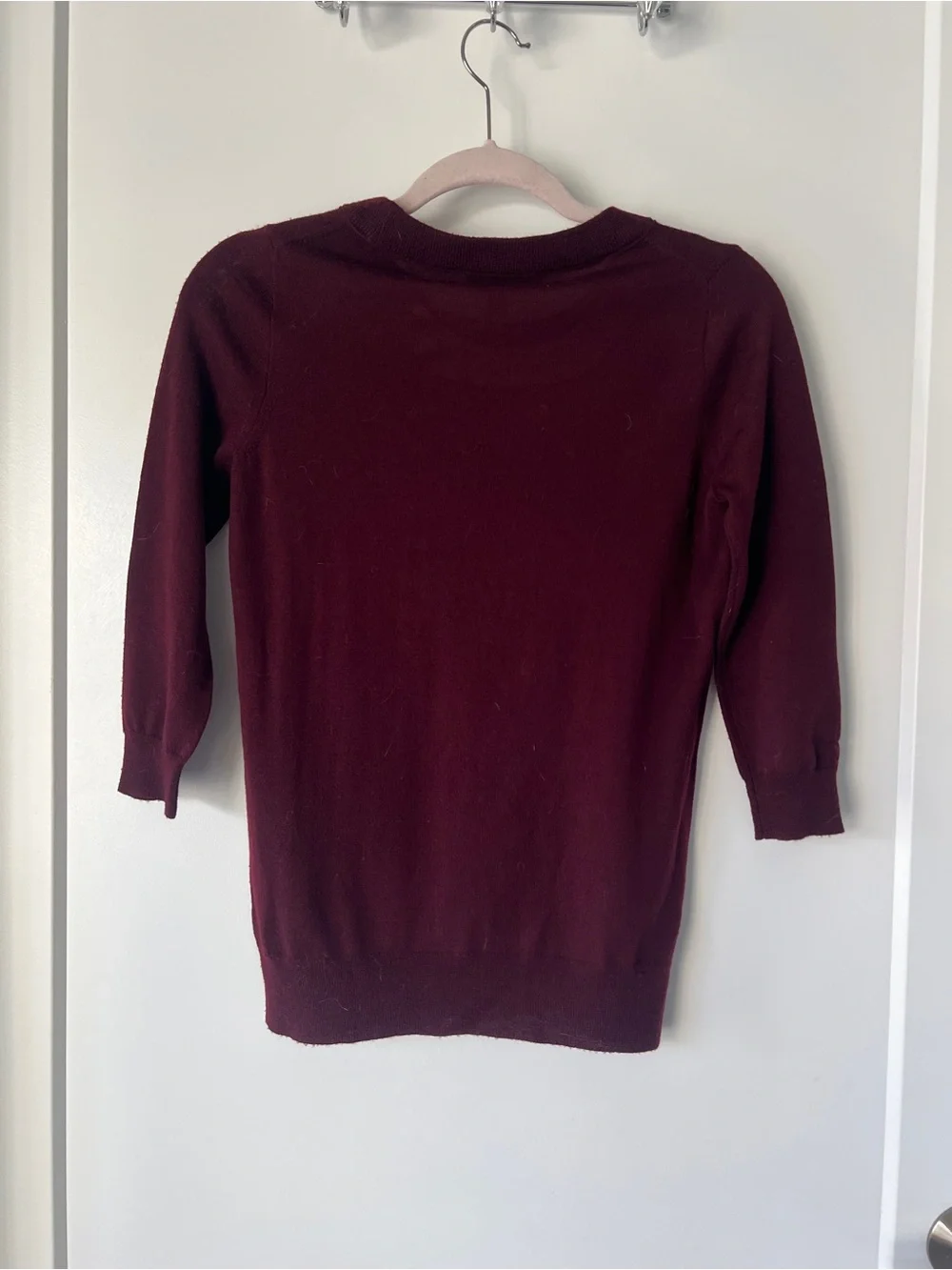 J. Crew Maroon Crewneck Sweater